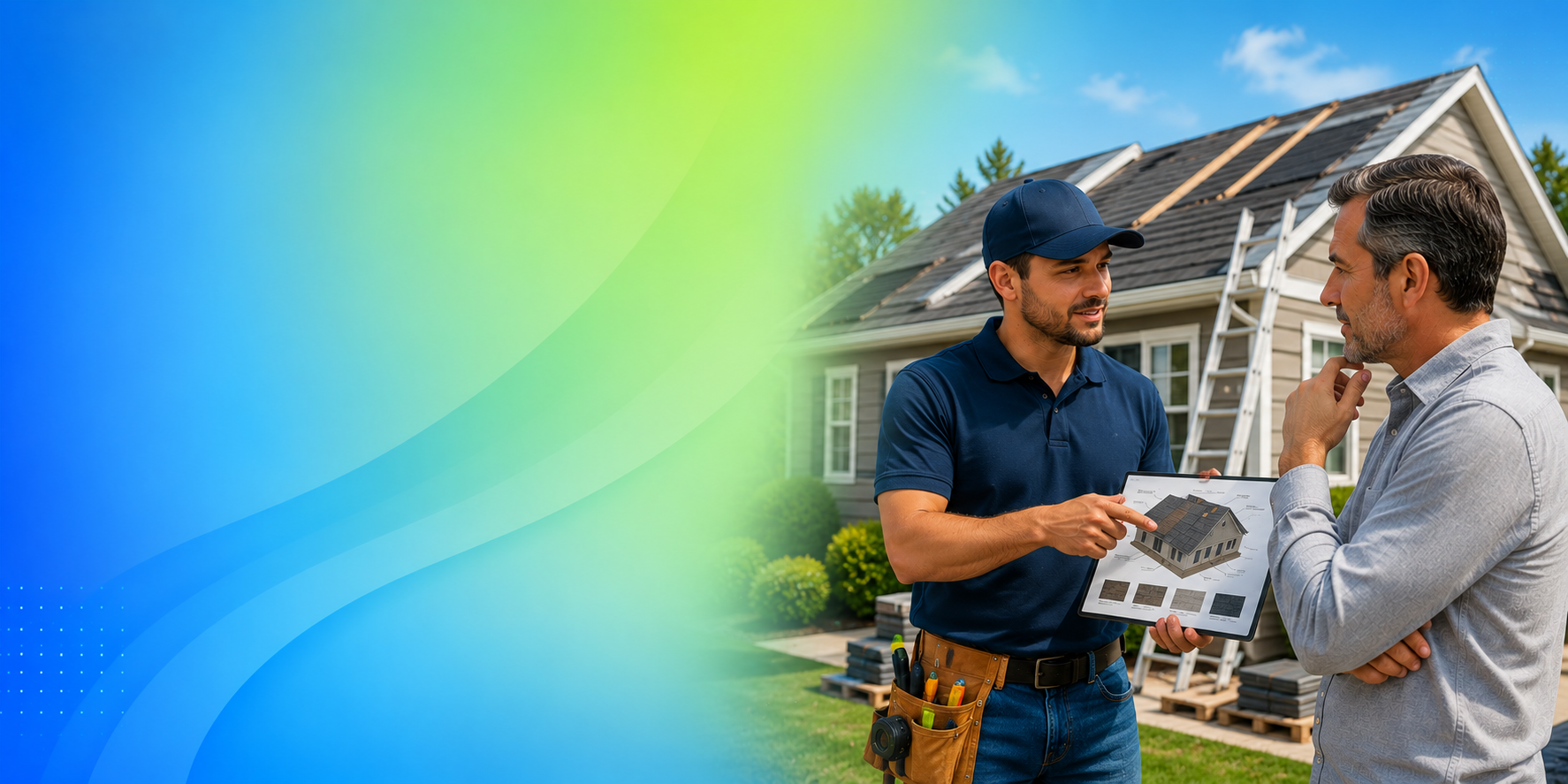 Professional roofing consultation